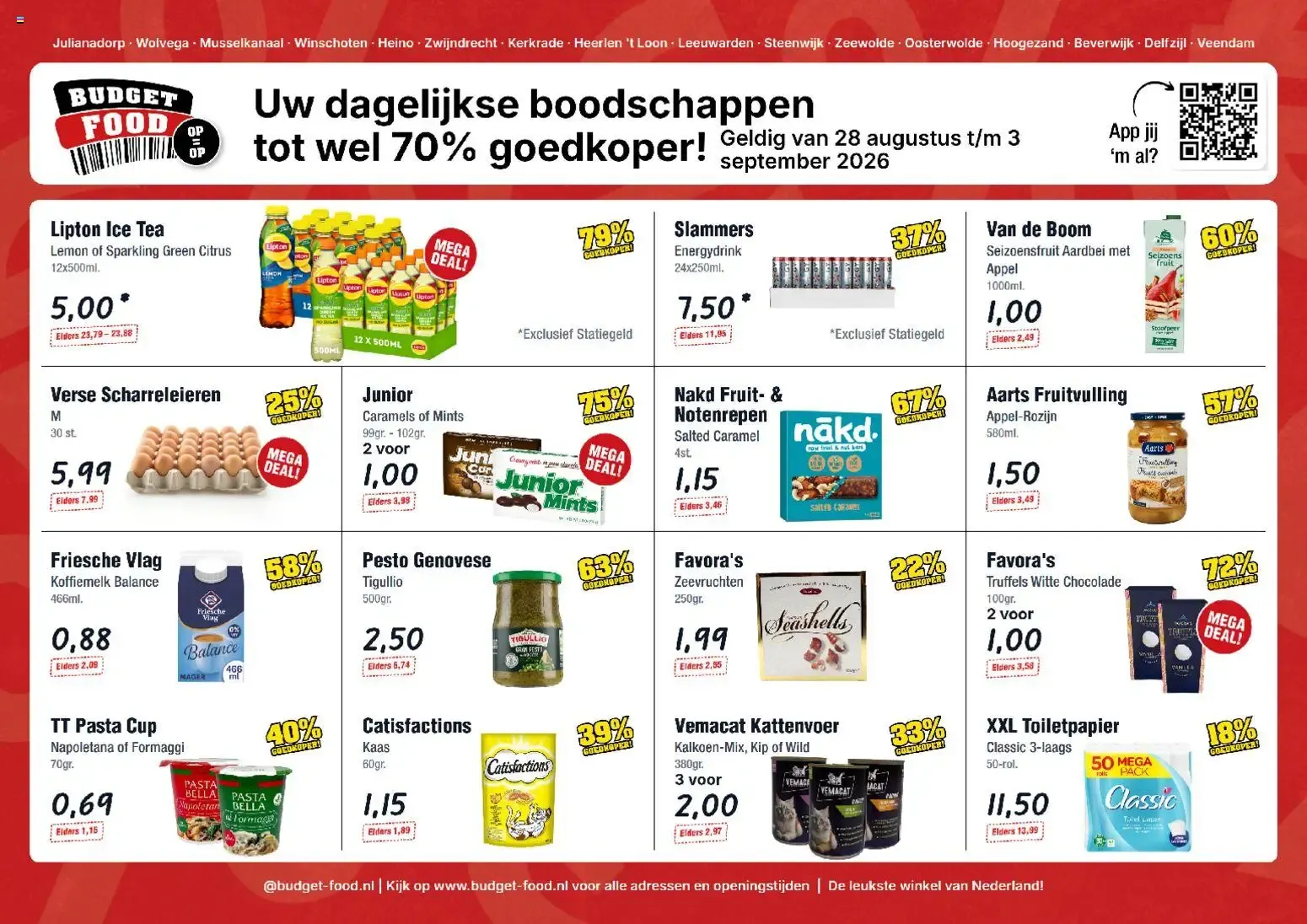 Speciale aanbiedingen van Budget Food