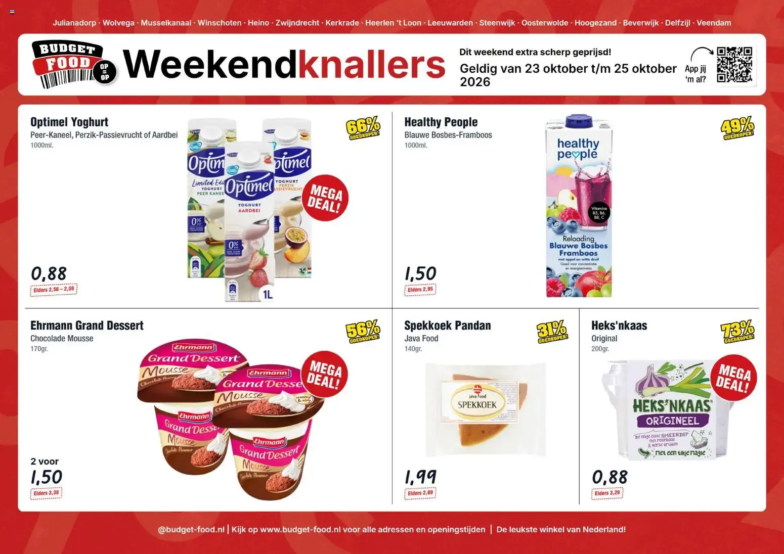 Speciale aanbiedingen van Budget Food