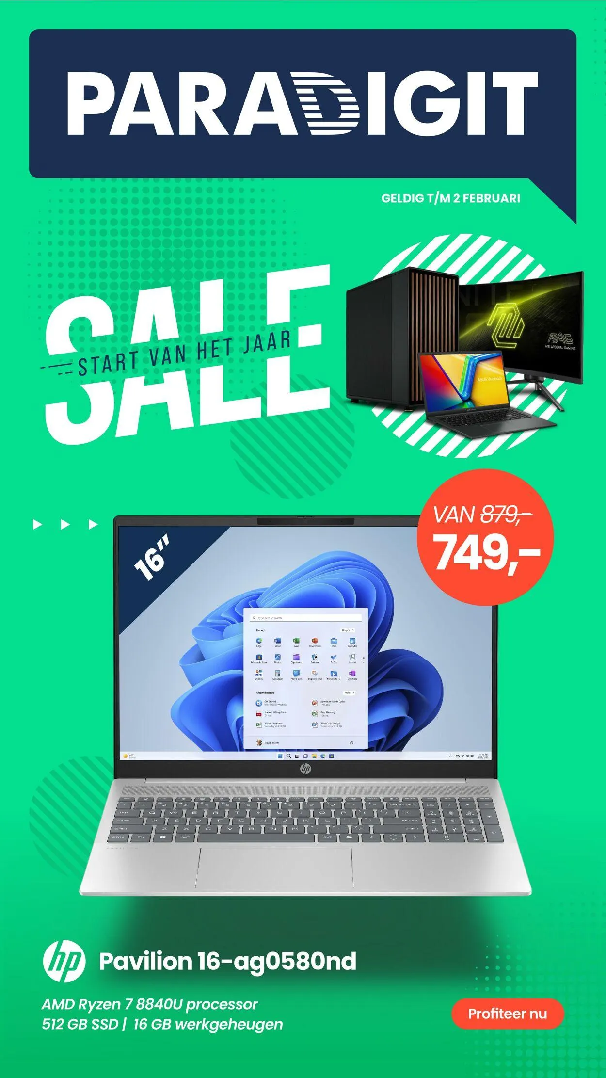Speciale aanbiedingen van Paradigit